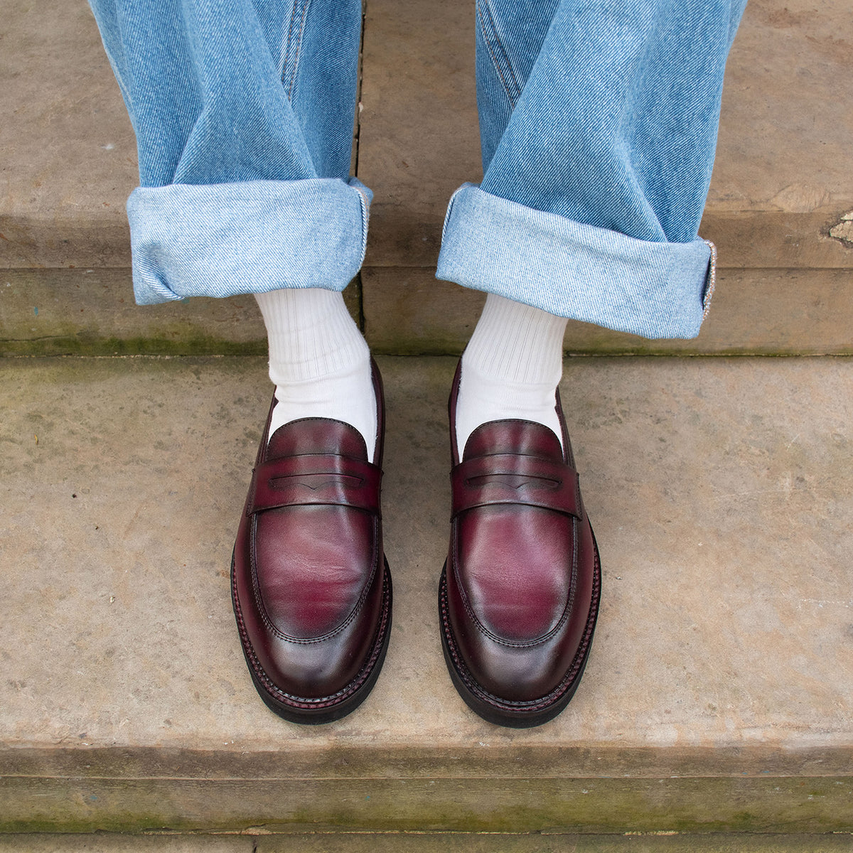 Mocasín Mercer Merlot Suela Ultraliviana