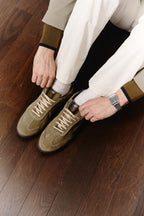 Sneakers Lino Gamuza Verde