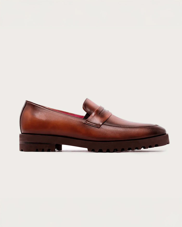 Mocasín Alessandro Cognac Suela Ultraliviana