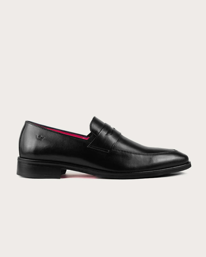 Mocasín Alessandro Negro Suela Clasica