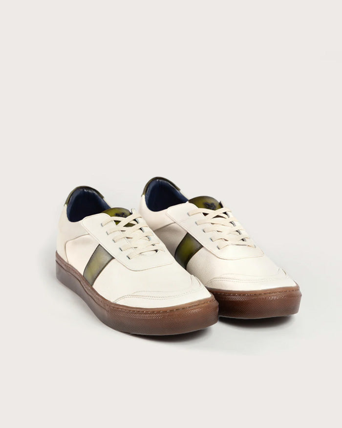 Sneaker Pisa Beige-Verde