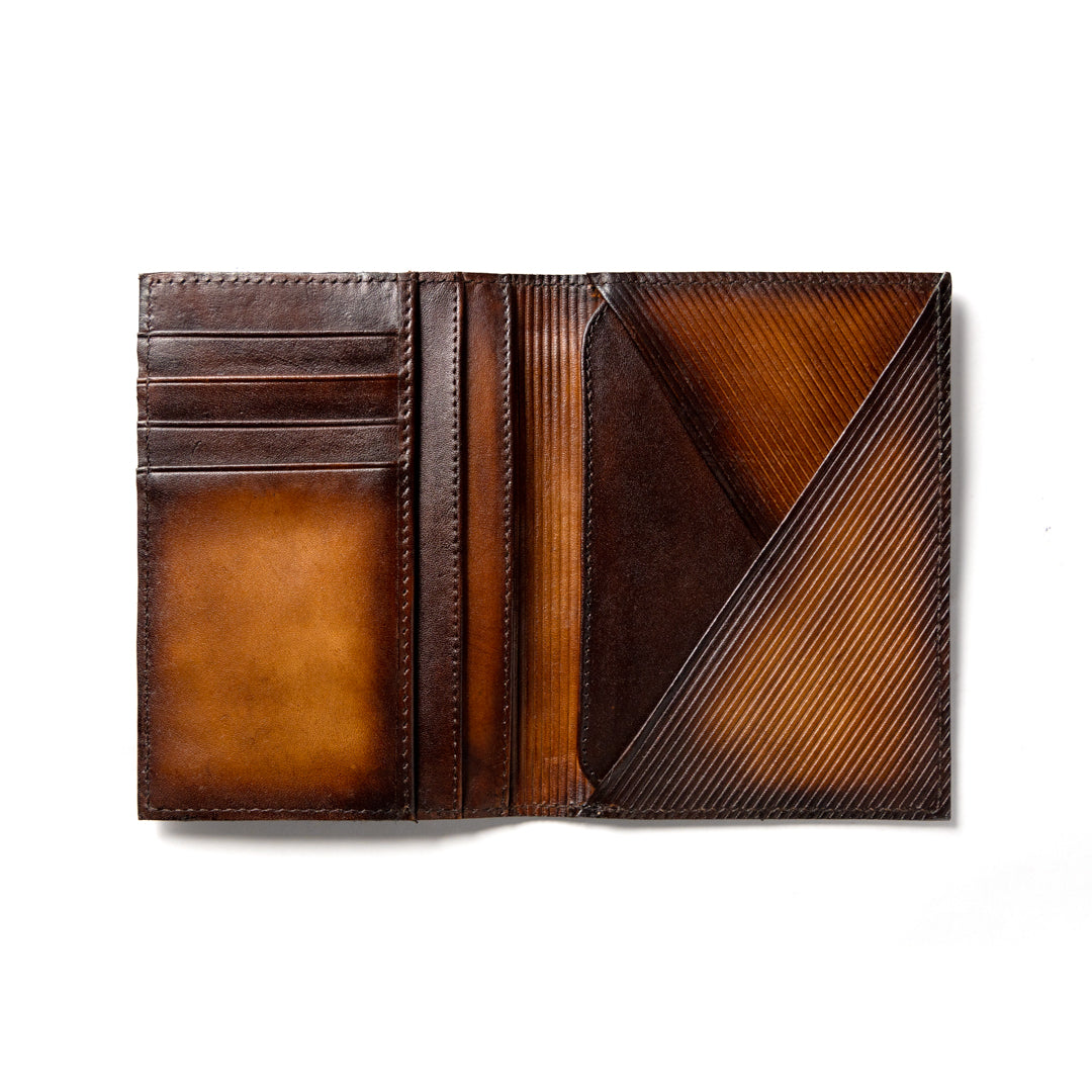 Porta Pasaporte Caramelo Patina